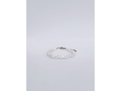 ANISE Perlový náramek White Maya