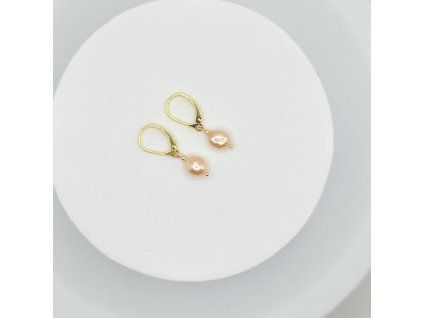 ANISE Perlové náušnice Rose