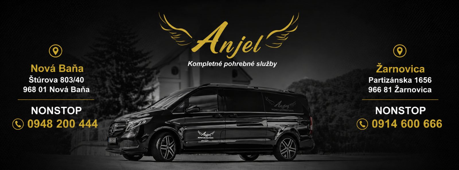 ANJEL – prevádzky Nová Baňa a Žarnovica
