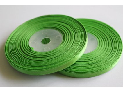 Saténová stuha 6mm A022 smaragdová