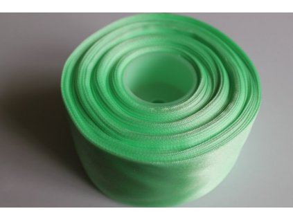 Saténová stuha 50mm A047 mentolová