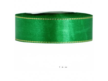 wstazka satynowa zp 25mm 27mb zielona trawa