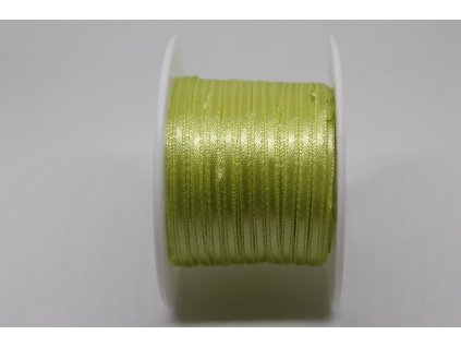 Saténová stuha 3,5mm A024 hrášková zelená