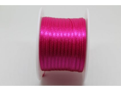Saténová stuha 3,5mm A068 azalková tmavá