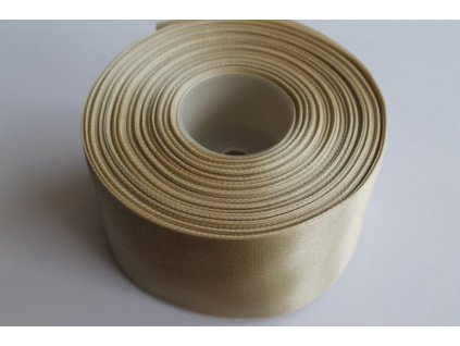 Saténová stuha 50mm A084 svetlá latté