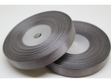 Saténová stuha 12mm A077 šedá