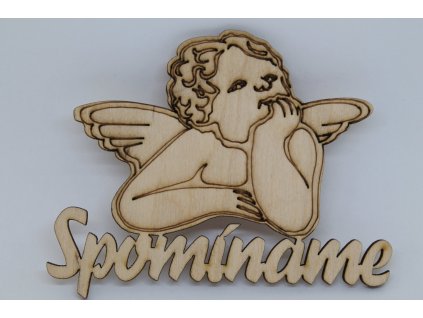 Drevený anjel SPOMÍNAME