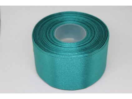 Saténová stuha 50mm A042 petrolejová