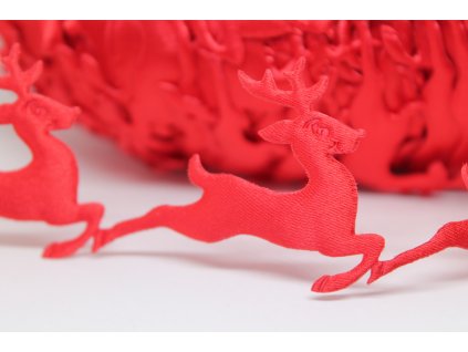 Aplikácia sobík červený 4x5 cm