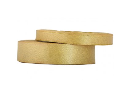 wstazka satynowa z brokatem 12mm 22mb zlota