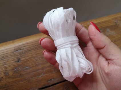 Guma prádlová 5mm biela