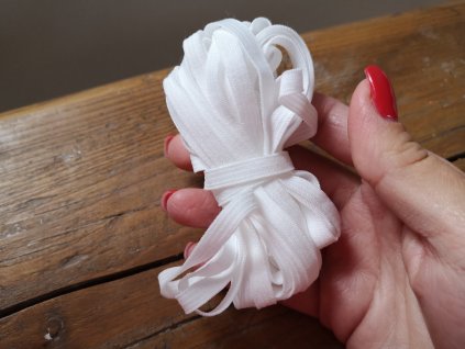 Guma prádlová 5mm biela