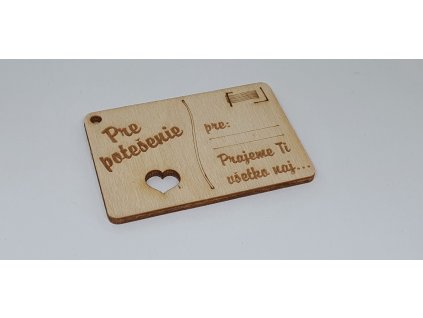 Drevená tabuľka Pre potešenie