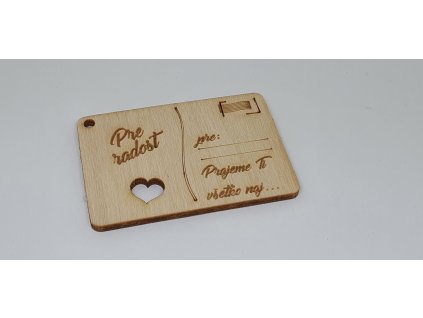 Drevená tabuľka Pre radosť