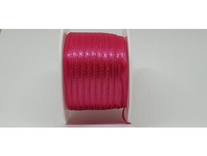 Saténová stuha 3,5mm A056 cyklaménová