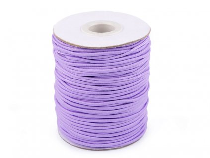 Klobúková guma guľatá Ø2mm fialová