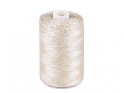 Polyesterová niť pre overlocky aj klasické šitie NTF 40/2 1000m režná 863