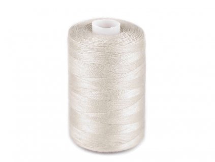 Polyesterová niť pre overlocky aj klasické šitie NTF 40/2 1000m svetlá béžová 670