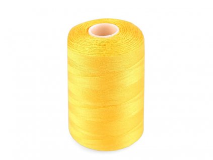 Polyesterová niť pre overlocky aj klasické šitie NTF 40/2 1000m žltá 517