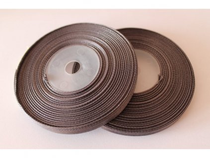 Saténová stuha 6mm A077 šedá