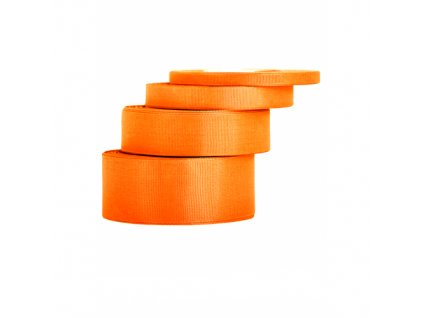 wstazka rypsowa 25mm 22mb pomaranczowa