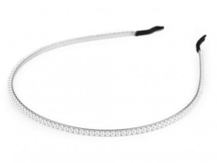 Perlová čelenka do vlasov