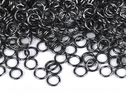 Krúžok spojovací Ø6 mm/2g antracit 2.akosť
