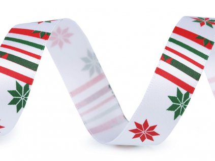 Vianočná stuha hviezdy 16mm