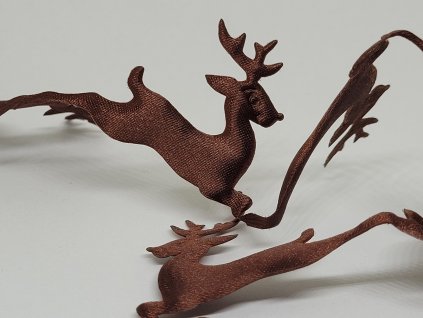 Aplikácia sobík hnedý 4x5 cm