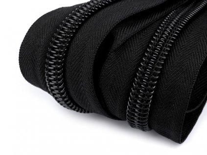 Zips špirálový 10mm čierny