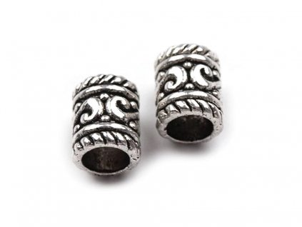 Kovová koncovka na šnúrky 6x9 mm