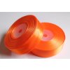 Saténová stuha 25mm A012 pomarančová