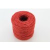 Jutový špagát 100g červený