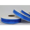 Šifónová stuha žiarivá modrá s lemom 9mm 093