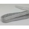 Adjustačná stuha torsade 40mm/10m strieborná 002