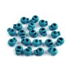 Brzdička guľatá 15x19 mm tyrkysová