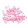 Plastové voskové koráliky Ø4mm/10g ružové