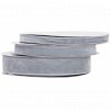 wstazka aksamitna velvetowa 25mm 9mb szara