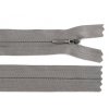 Zips špirálový 3mm/55cm sivý skrytý