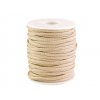Padáková / odevná šnúra Ø4mm/5m béžová