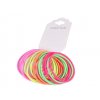 Gumičky do vlasov neónový mix