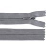 Zips špirálový 3mm/40cm šedý skrytý