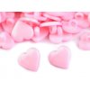 Gombík srdce 15,2mm svetlý ružový