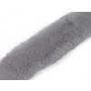 Odevná / dekoračná kožušina 5cm šedá