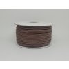 Sutaška 3mm A089 tmavá čokoláda