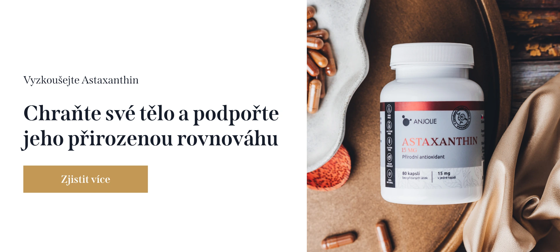 Vyskoušejte antioxidant Astaxanthin a chraňte své tělo