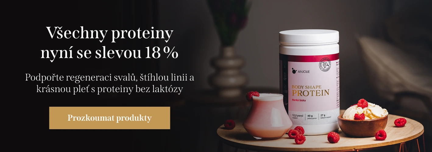 Proteiny se slevou 18 %