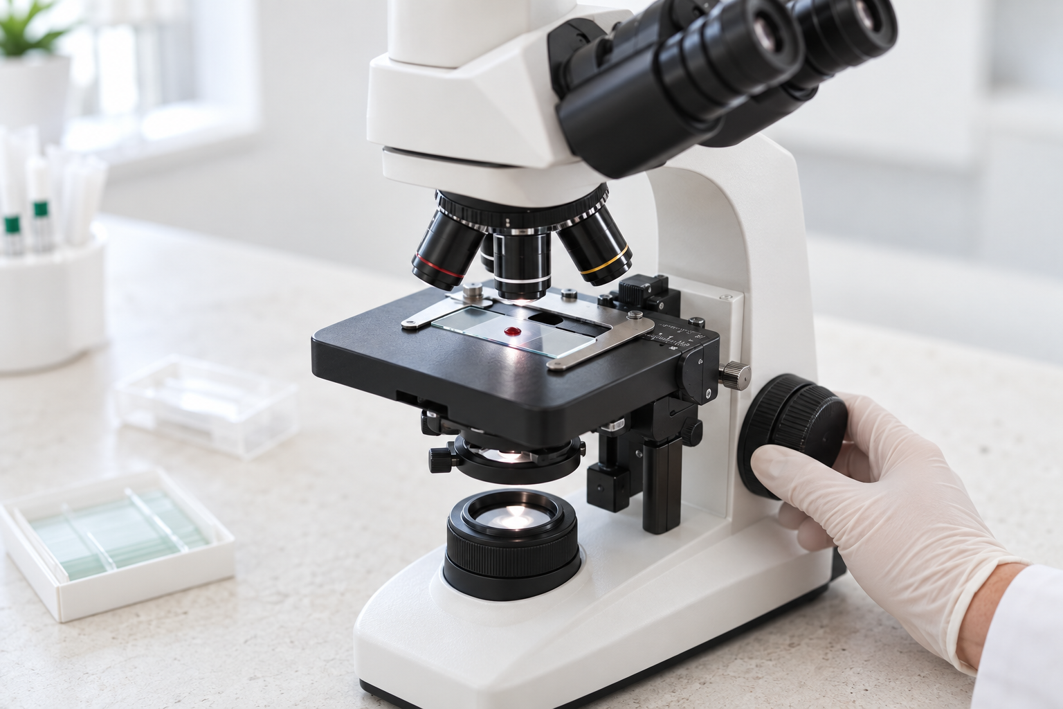 Darkfield BA310 microscope