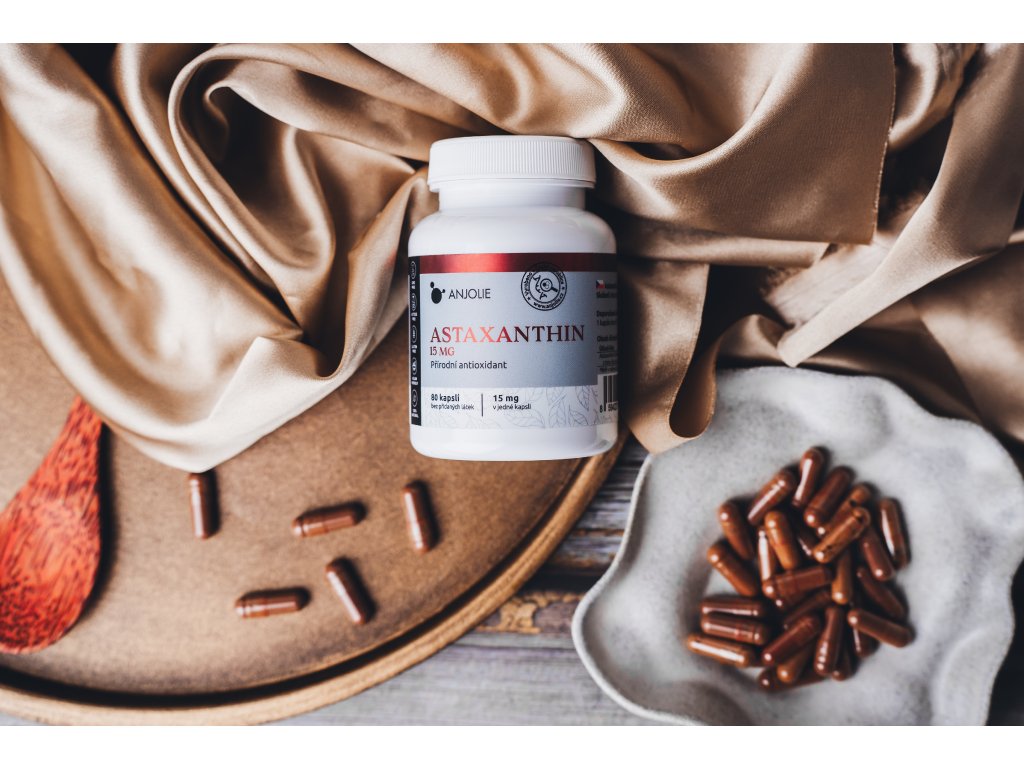 Astaxanthin 15mg / 80 kapslí