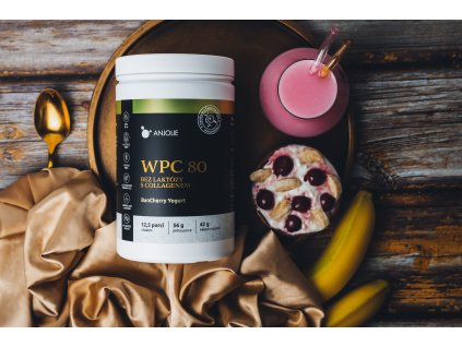 WPC 80 syrovátkový protein bez laktózy s Collagenem - BanCherry